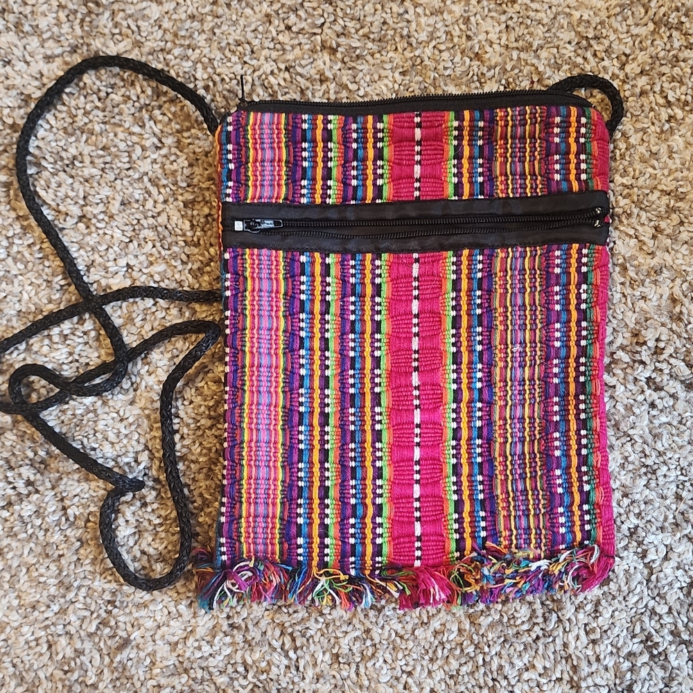 Guatemalan string crossbody bag